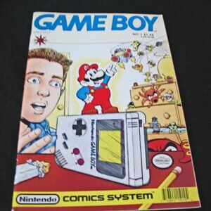 Game Boy Magazine No. 1 1989 Nintendo Comics System Valiant